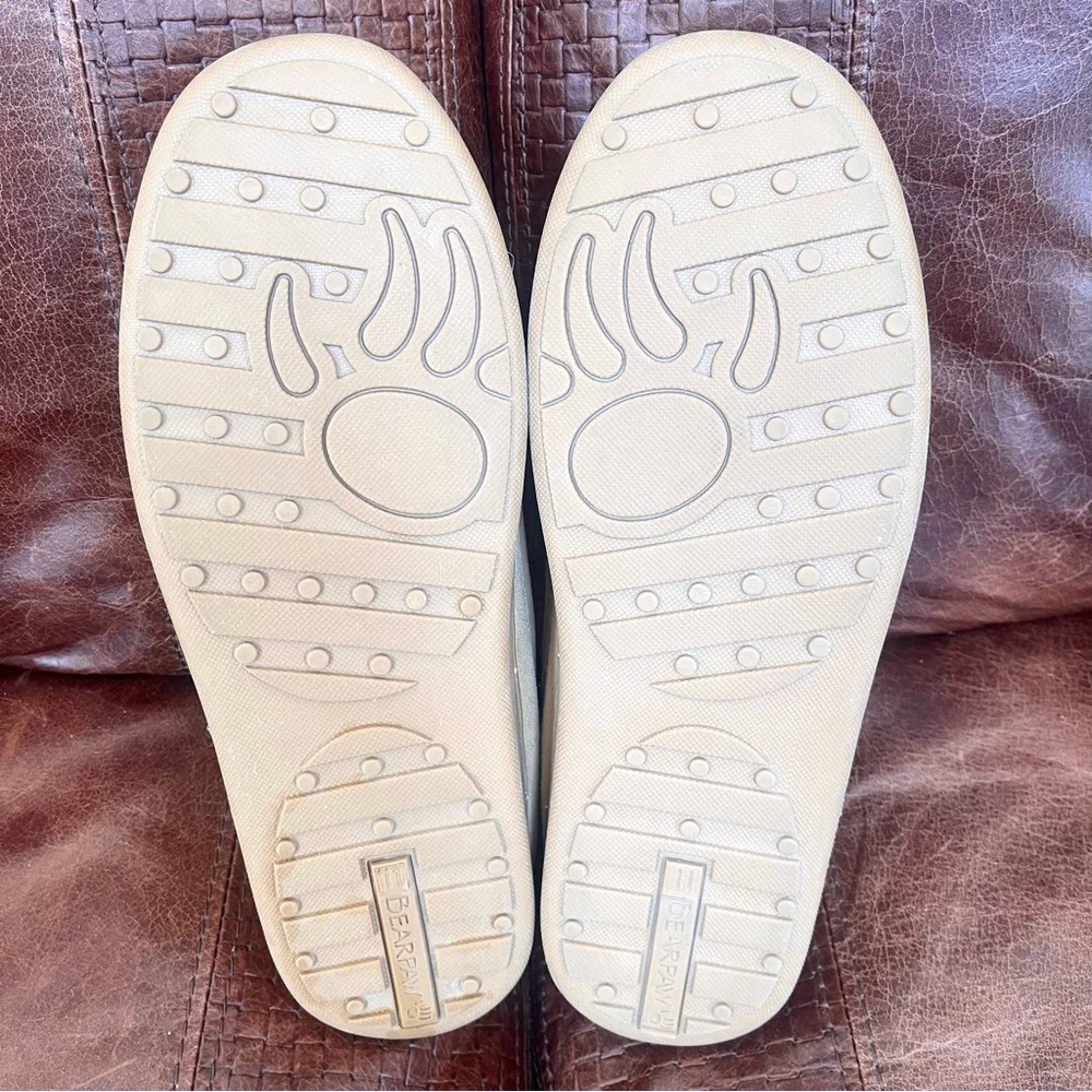 Bearpaw Angel Genuine Suede Wool Blend Lined Moccasin Slipper Shoes - Picture 10 of 12